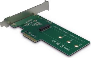 PCIe Adapter for M.2 PCIe drives (Drive M.2 PCIe, Host PCIe x4), card