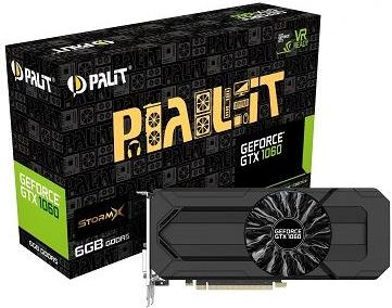 Grafička kartica nVidia Palit GeForce GTX1060 StormX, 6GB GDDR5