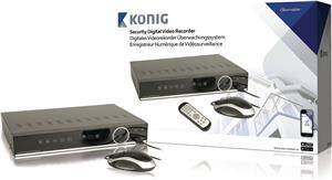 Digitalni video snimač KONIG DVR1008, 8 kanala, 1000 Gb hard disk