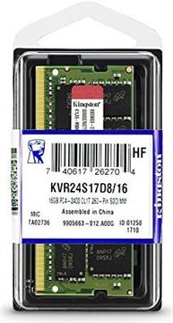 Memorija za prijenosno računalo Kingston 16 GB SO-DIMM DDR4 2400 MHz Value RAM, KVR24S17D8/16