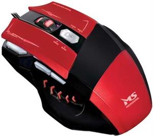 Miš MS SAMURAI PRO programabilni gaming miš crveni