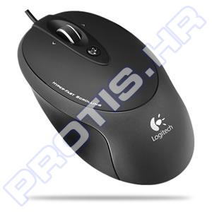 Miš Logitech RX1500 Hyper Scroll Corded Laser Mouse crni USB