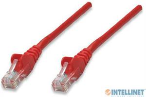Kabel mrežni prespojni Intellinet Cat6 UTP PVC 0.5m, crveni