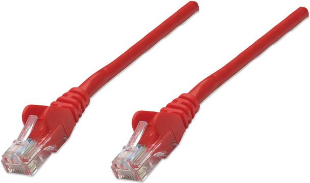 Kabel mrežni prespojni Intellinet Cat6 UTP PVC 5.0m, crveni