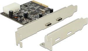 Kontroler PCI-E, DELOCK, 2x USB 3.1-C gen2 (Ž)