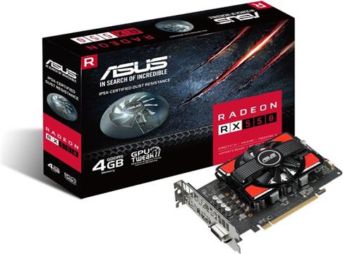 Grafička kartica AMD Asus Radeon RX 550 RX550-4G, 4GB GDDR5