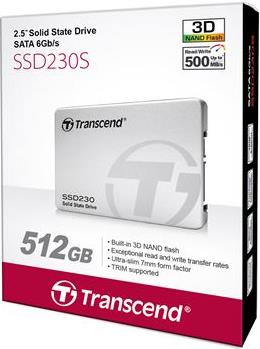 SSD Transcend SSD230S 512 GB, SATA III, 2.5", TS512GSSD230S