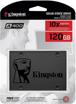 SSD Kingston A400 120 GB SATA III, 2.5", SA400S37/120G