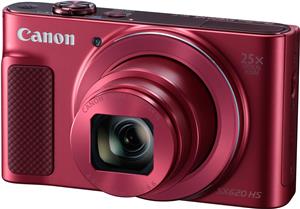 Digitalni fotoaparat Canon Powershot SX620 HS BK, 20.2 Mpixela, 25x optički zoom, SD, SDHC, SDXC, LCD, WiFi, NFC, crveni