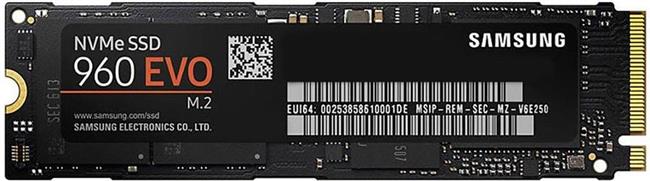 SSD Samsung 960 Evo 250 GB, PCIe NVMe, M.2 80mm, MZ-V6E250BW