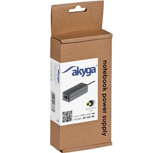 Notebook power supply Akyga Dedicated AK-ND-48 19V/2.1A 40W 5.5x3.0 mm SAMSUNG