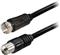 Transmedia 1,5m Connecting Cable F-plug straight - IEC-jack straight