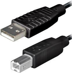 Transmedia USB 2.0 AB, Black, 1,8m C142-1,2HSL
