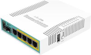 MikroTik (RB960PGS) 5-port Gigabit PoE Router, HEX POE