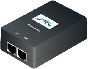 Ubiquiti Networks POE adapter 24V 1A (24W) with remote reset button, POE-24-24W