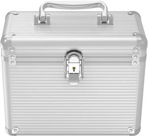 Orico 2.5"/3.5" HDD zaštitni kofer za 5 diskova, aluminium, srebrni
