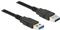 Kabel DELOCK, USB 3.0-A (M) na USB 3.0-A (M), 1.0 m