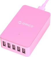 Orico 5-portni USB punjač, rozi (ORICO CSE-5U-PK)