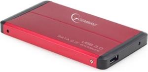 Gembird USB 3.0 2.5'' enclosure red