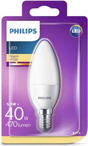 Philips LED žarulja, E14, B35, topla, 5.5W, mutna
