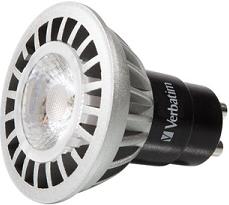 Verbatim LED žarulja GU10, 6W, 400lm, 2700K, dimabilna