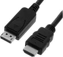 Roline VALUE DisplayPort kabel v1.1, DP - HDMI (HDTV), M/M, 2.0m, crni