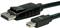 Roline VALUE DisplayPort kabel, DP M na mini DP M, 1.0m, 11.99.5634