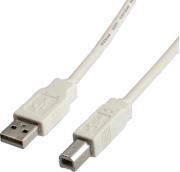 Roline VALUE USB2.0 kabel TIP A-B M/M, 1.8m-11.99.8819