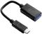 Roline VALUE adapter USB-C(M) na USB TIP-A (F), 0.15m, crni