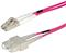 Transmedia Fibre optic MM OM4 Duplex Patch cable LC-SC 2m