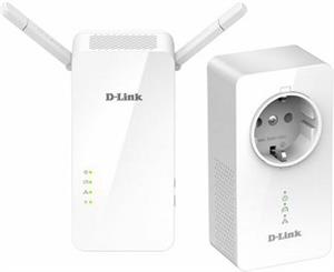 Powerline adapter D-LINK DHP-W611AV, mreža putem postojećih električnih instalacija + Wireless N Extender, LAN + WiFi, starter kit