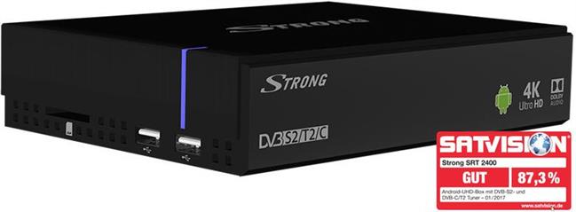 Media player STRONG SRT 2400, DVB-S2/T2/C prijemnik