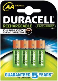 Baterija za punjenje 1,2V AA pk4 Duracell HR6 blister