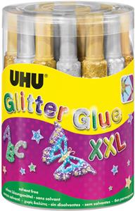 Ljepilo glitter glue 20g UHU L0180500 zlatno-srebrno