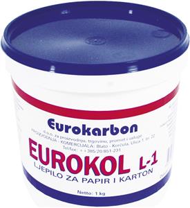 Ljepilo za papir 1kg Eurokol Karbon