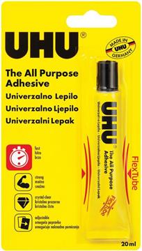 Ljepilo univerzalno tuba 20g Flex+clean UHU.38590 blister