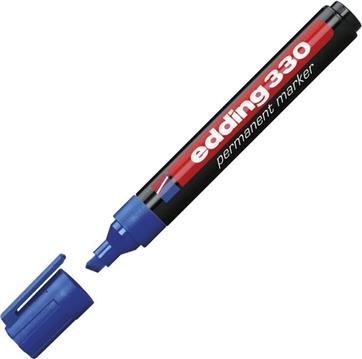 Marker permanentni 1-5mm klinasti vrh Edding 330 plavi