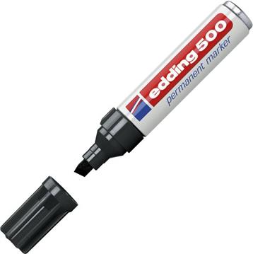 Marker permanentni 2-7mm Edding 500 crni