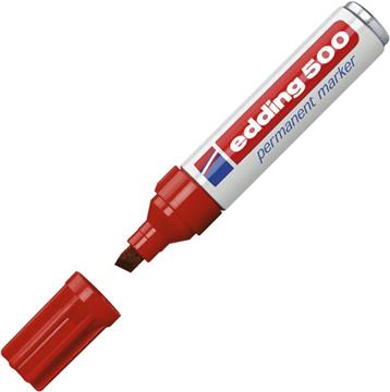 Marker permanentni 2-7mm Edding 500 crveni