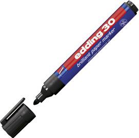 Marker briljant za papir 1,5-3mm Edding 30 crni