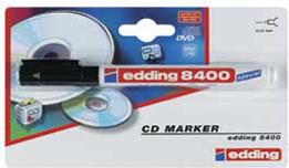 Marker za CD/DVD permanentni 0,5-1mm Edding 8400/1 crni blister