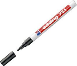 Marker permanentni lakirajući 1-2mm Edding 751 crni