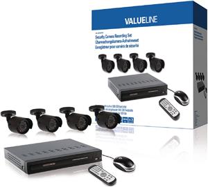 Set za video nadzor, DVR+4 kamere, 500Gb, VALUELINE SETDVR40