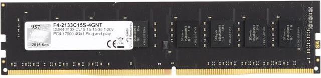 Memorija G.Skill 4 GB DDR4 2400 MHz PC-19200, F4-2400C17S-4GNT