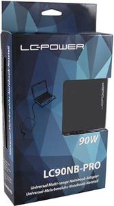 Punjač za notebook LC POWER LC90NB-PRO, 90W, univerzalni