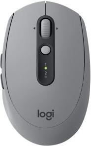 Miš Logitech M590 Silent, bežični, optički, BT, sivi, USB Unifying
