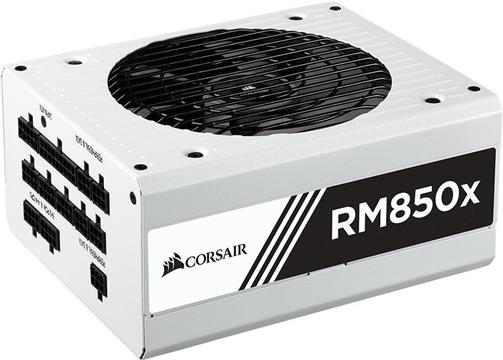 Napajanje 850W Corsair Enthusiast Series RM850x White Color Power Supply, Fully Modular 80 Plus Gold, EU Version, CP-9020156-EU