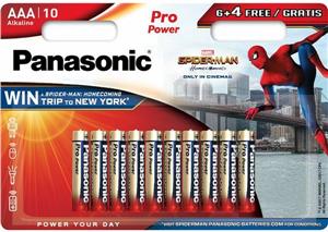 Panasonic baterije LR03PPG/10BW 6+4F Spider-Man