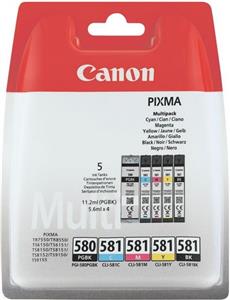 Canon tinta PGI-580 + CL-581 BCMY multipack