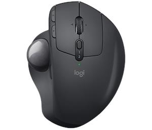 Miš Logitech MX Ergo, optički, trackball, bežični, USB, sivi